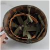 Image 6 : WW2 US Army M1 Helmet 101st Spade Front Seam
