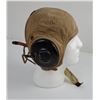 Image 2 : Rare WW2 US Marine Corps an6540-2s Flight Helmet