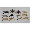 Image 1 : Lot of WW1 Infantry Officers Collar Insignia
