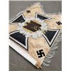Image 2 : WW2 Bullion Nazi Eagle Iron Cross Flag Banner