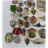 Image 4 : Lot of Soviet Russian Medals Pins and Wings