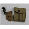 Image 1 : WW2 US M1 Carbine Muzzle Cover USMC Mag Pouch