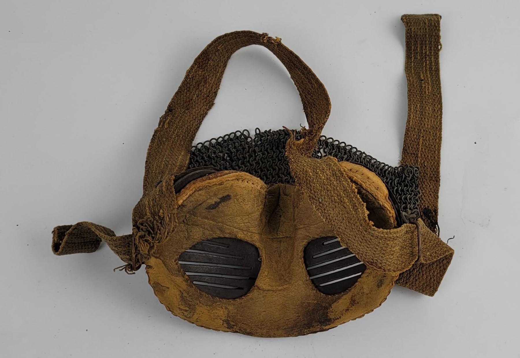 WW1 British Chain Mail Tank Crew Splatter Mask