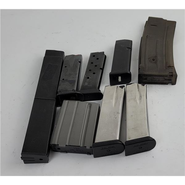 Assorted Pistol Rifle Magazines