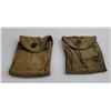 Image 1 : Pair of WW2 M1 Carbine Stock Magazine Pouches