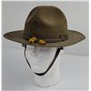 Image 1 : WW1 Campaign Hat w/ Chemical Corps Cord