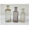 Image 1 : Lot of 3 US Marine Hospital Bottles