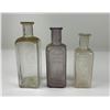 Image 23 : Lot of 3 US Marine Hospital Bottles
