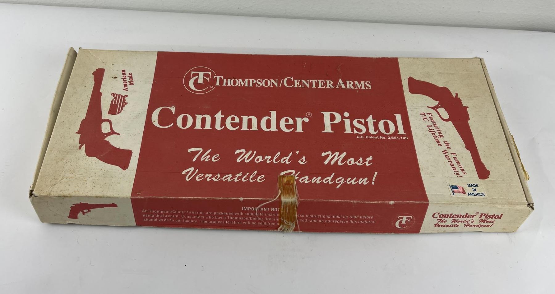 Thompson Center Contender Pistol Box