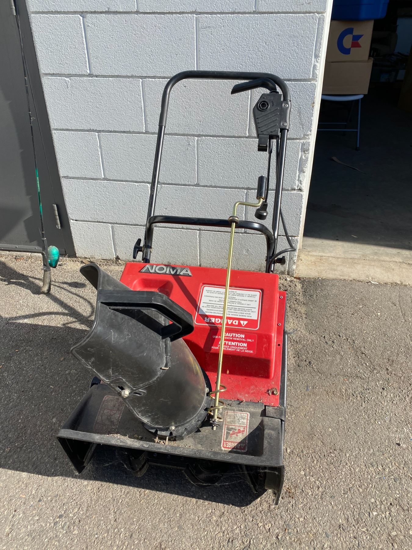 Noma electric snow blower