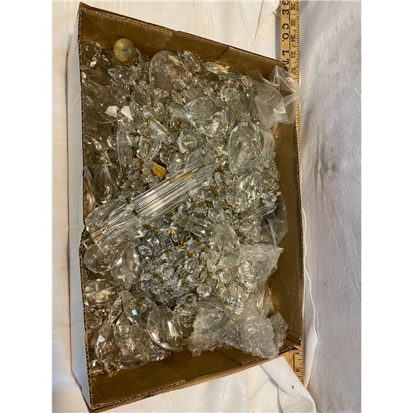 Lot of glass and crystals