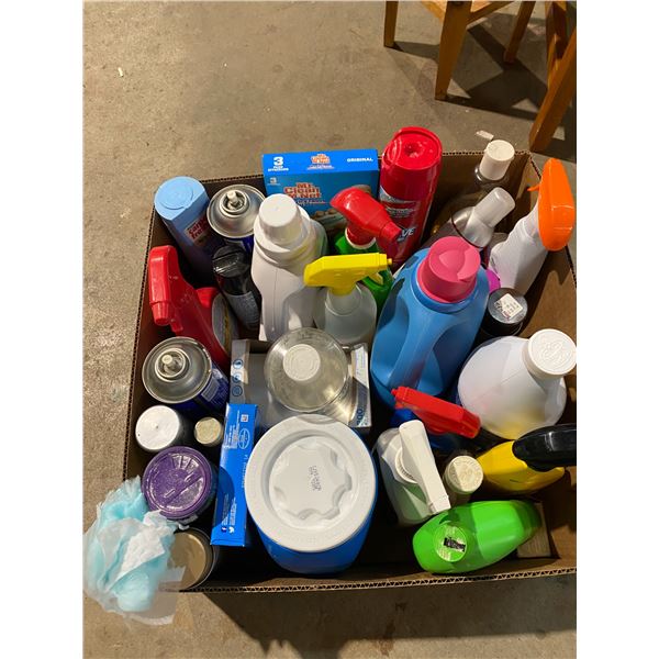 Box of cleaners