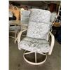 Image 2 : Patio table and 5 chairs two chars are swivel