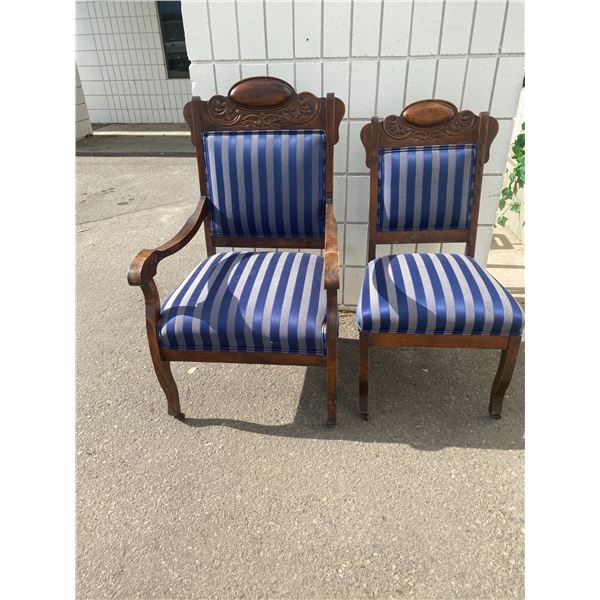 2 antique chairs