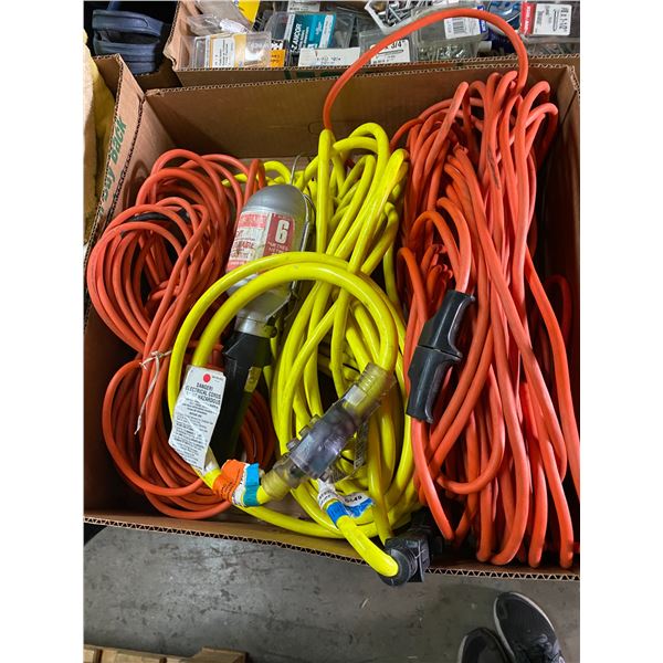 Lot of extention cords