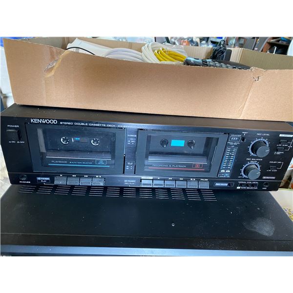 Kenwood double deck cassette KW-644W