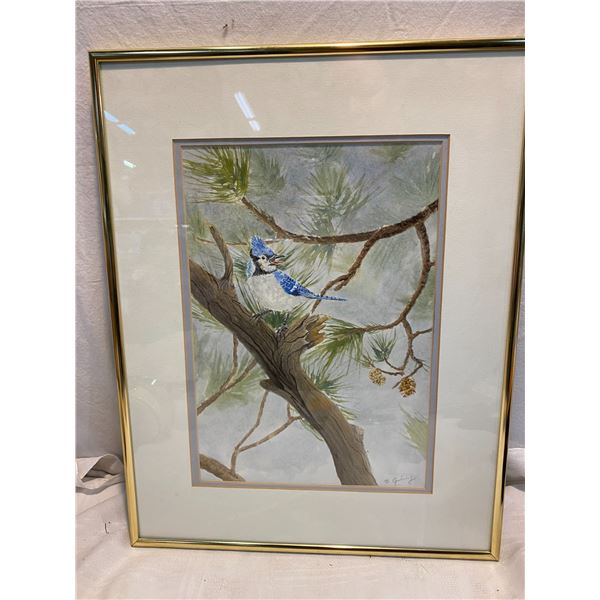 Bird painting 14x18 inches