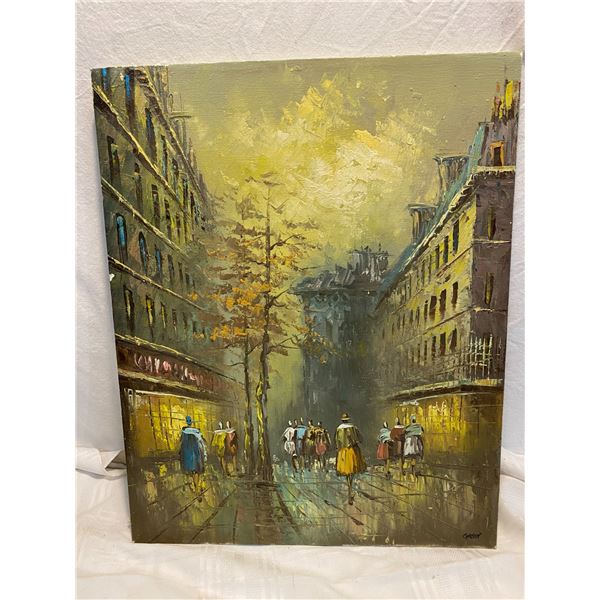 oil on canvas by Green