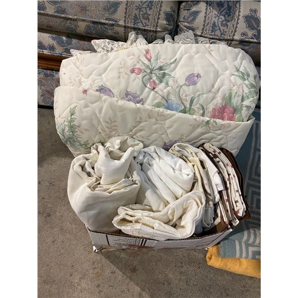 Sheets and comforter