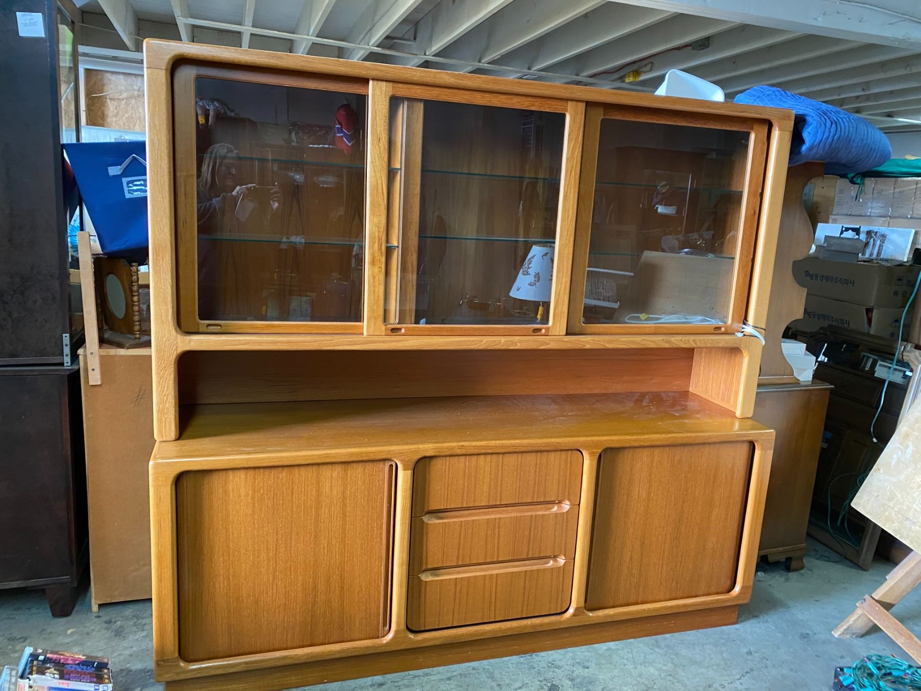Teak china Cabinet