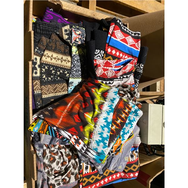 Box of leggings assorted sizes