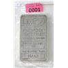 Image 1 : 100 Oz. Johnson Matthey .999 Fine Silver Bar