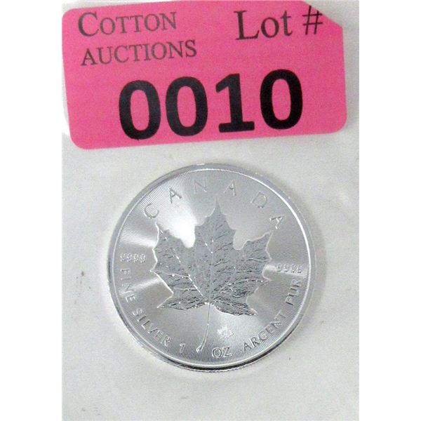 1 Oz. Canada .9999 Silver 2021 Maple Leaf Coin