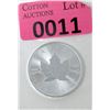 Image 1 : 1 Oz. Canada .9999 Silver 2021 Maple Leaf Coin