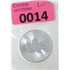 Image 1 : 1 Oz. Canada .9999 Silver 2020 Maple Leaf Coin