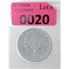Image 1 : 1 Oz. Canada .9999 Silver 2011 Maple Leaf Coin