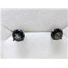 Image 1 : New Sterling Silver Mystic Topaz Stud Earrings