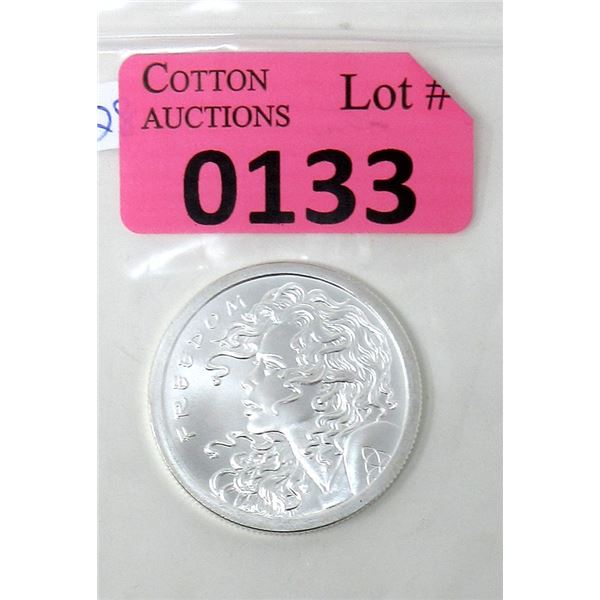 1 Oz 2013 Freedom Girl .999 Silver Art Round