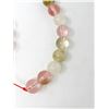 Image 2 : Two 15" Strands of Watermelon Quartz Beads