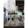 Image 1 : 3 Vintage Glass Oil Lamps