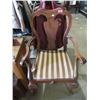 Image 1 : Refinished Walnut Vase Back Arm Chair