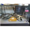 Image 1 : Shelf Lot of Vintage Hand Mirrors and More