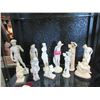 Image 1 : 11 Statuettes and Figurines - Assorted Materials