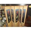 Image 1 : 66" Tall Wood Framed 6 Panel Screen