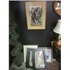 Image 1 : 1 Framed Tapestry & 4 Framed Prints