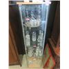Image 1 : Glass Display Cabinet - 14" x 16" x 65" tall