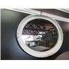 Image 1 : White Framed Oval Wall Mirror