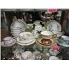 Image 1 : Shelf Lot of China Tea Cups & Demitasse Cups