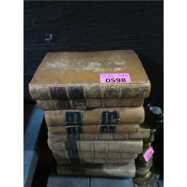 9 Vintage Hardcover Books