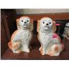 Image 1 : Pair of Vintage Staffordshire Mantle Dogs