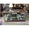 Image 1 : Vintage 6 Foot Wide Oak Display Cabinet