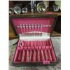 Image 1 : Silver Plated Flatware in Case