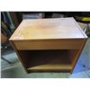 Image 1 : Teak Side Table with Drawer