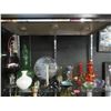 Image 1 : Shelf Lot of Assorted Coloured Glass & More