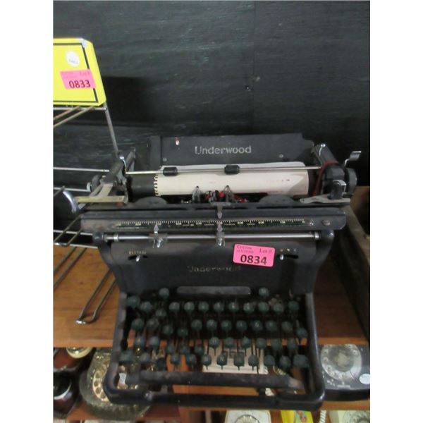 Vintage Underwood Manual Typewriter