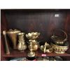 Image 1 : Shelf Lot of 12 Assorted Brass Figurines